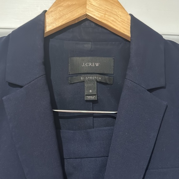 J. Crew Navy Skirt Suit - Picture 2 of 15